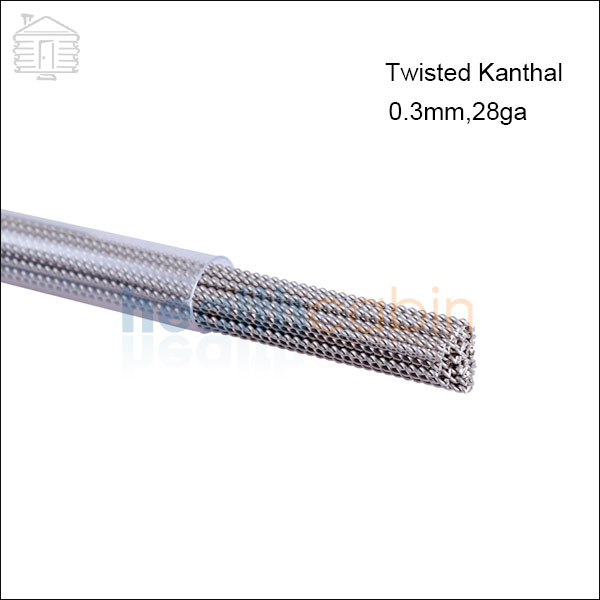 Twisted Kanthal Rod Wire (0.3mm, 28ga)